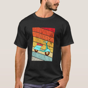 T-shirt Scooter électrique Vintage Retro Sunset Electric M
