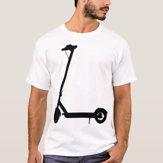 T-shirt Scooter équitation amusant Loisirs Scooter électri (Devant)
