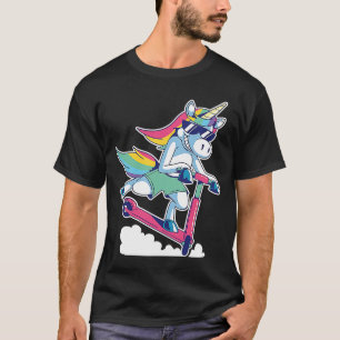 T-shirt Scooter équitation Unicorn Mythique Créature Pegas