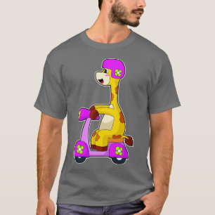 T-shirt Scooter Giraffe