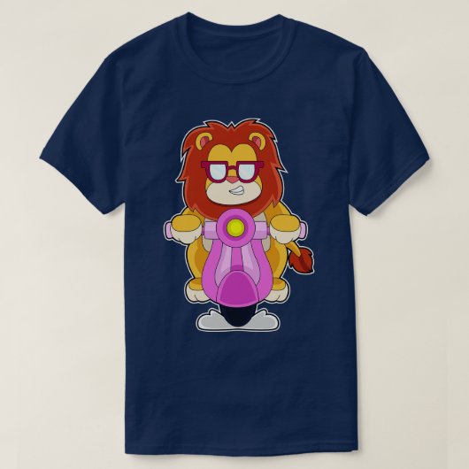 T-shirt Scooter Lion (Design devant)