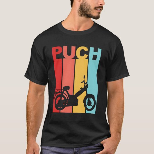T-shirt Scooter Moped Puch Maxi Scooter (Devant)