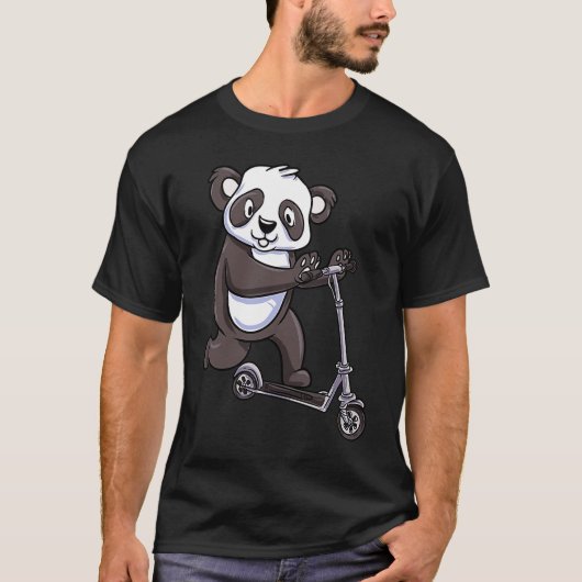 T-shirt Scooter Panda (Devant)