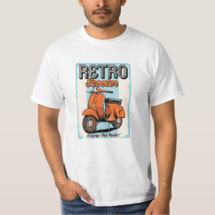 T-shirt Scooter Retro