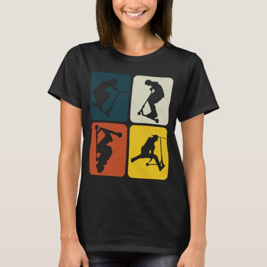 T-shirt Scooter Retro (Devant)