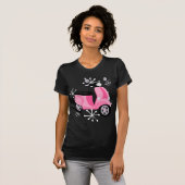 T-shirt Scooter rose (Devant entier)