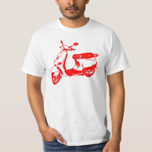 T-shirt Scooter rouge