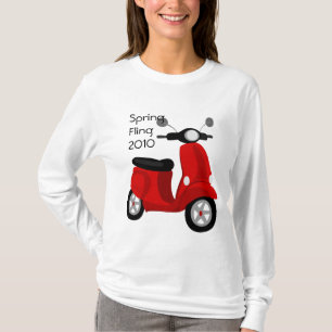 T-shirt Scooter rouge