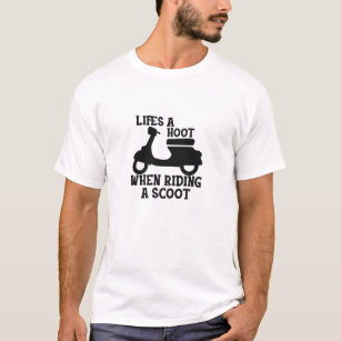 T-shirt Scooter - Soulève un pique-nique en chevauchant un