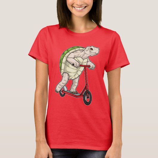 T-shirt Scooter Turtle Kick (Devant)
