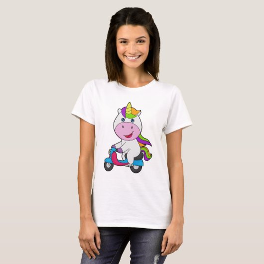 T-shirt Scooter Unicorn (Devant entier)