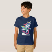 T-SHIRT SCOOTER UNICORN (Devant entier)