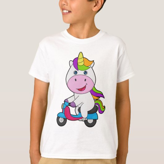 T-shirt Scooter Unicorn (Devant)