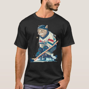 T-shirt Score Big avec le Hockey "Cats on Ice"