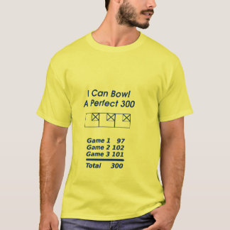 T-shirt Score de bowling parfait