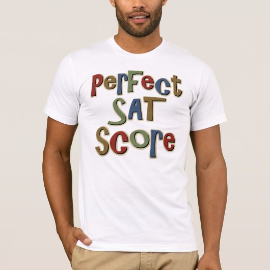T-shirt Score parfait de SAT (Devant)