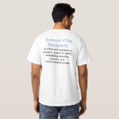 T-shirt Scorpio (Dos entier)