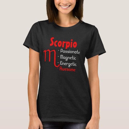 T-shirt Scorpio (Devant)