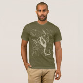 T-shirt Scorpio Constellation Hevelius 1690 Oct23 - Nov 21 (Devant entier)