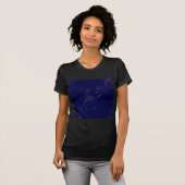 T-shirt scorpio étoiles (Devant entier)