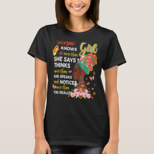 T-shirt Scorpio Girl En Sait Plus Qu'Elle Ne Dit Anniversa