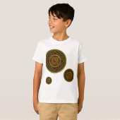 T-shirt Scorpio Mandala Chemise lumière pour enfants et bé (Devant entier)