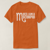 T-shirt Scorpio Oui Je Suis Un Scorpio1 (Design devant)