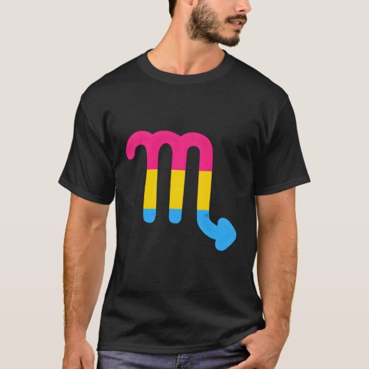 T-shirt Scorpio Panual Zodiac Sign Panual Pride Flag (Devant)