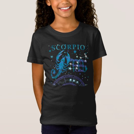 T-shirt Scorpio rétro pour enfant (Devant)