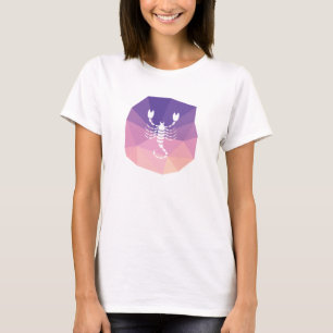 T-shirt Scorpio signe horoscope rose moderne