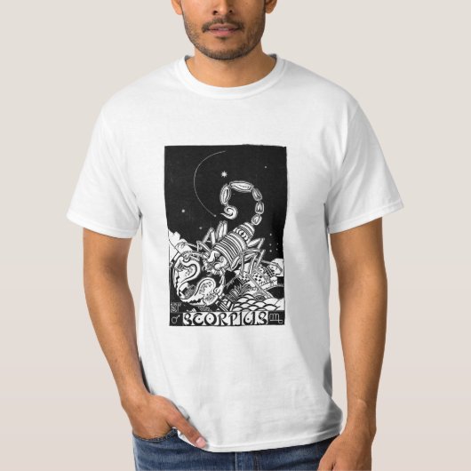 T-shirt Scorpio, signe zodiaque (Devant)