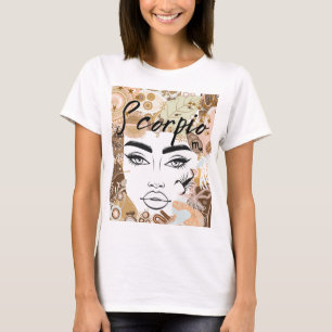 T-shirt Scorpio signe Zodiaque Horoscope Astrologie Femme