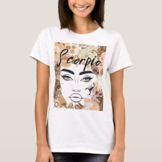 T-shirt Scorpio signe Zodiaque Horoscope Astrologie Femme