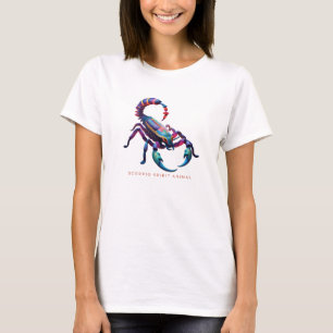 T-shirt Scorpio Spirit Animal Scorpion Alebrije Femme