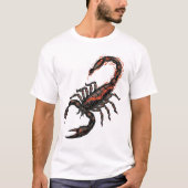T-shirt Scorpio – The Fiery Scorpion (Devant)