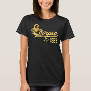T-shirt Scorpio The Scorpion Zodiac Awesome 1925 Octobre N