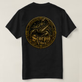 T-Shirt Scorpio Vibes Back (Design dos)