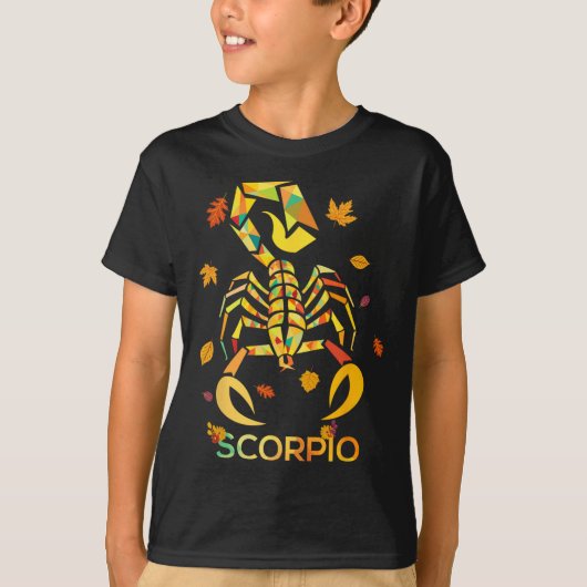 T-shirt Scorpio Zodiac Fall Scorpion Anniversaire (Devant)