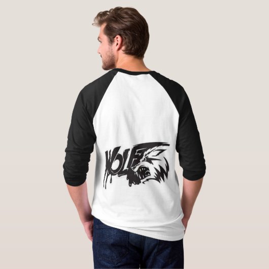 T-shirt Scorpion agressif un Tee de baseball (Dos entier)