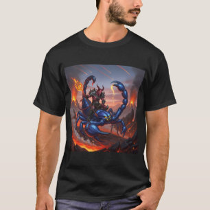 T-shirt Scorpion de l'équitation du diable