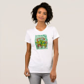 T-shirt Scorpion floral en saint (Devant entier)