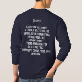 T-shirt scorpion, horoscope,  (Dos)