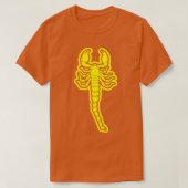 T-shirt scorpion jaune cool (Design devant)