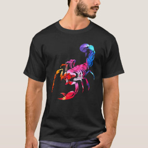 T-shirt Scorpion psychédélique