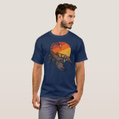 T-shirt Scorpion Sunset 70s 80s friend (Devant entier)