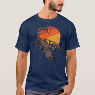 T-shirt Scorpion Sunset 70s 80s friend
