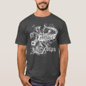 T-shirt Scorpion Vintage Zodiac (Devant)