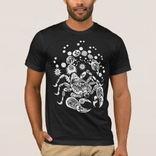 T-shirt Scorpion-W tribal