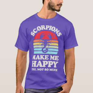 T-shirt Scorpions me rendre heureux Sunset Retro pour homm