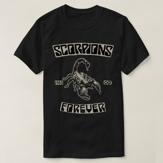 T-shirt Scorpions Officiels Depuis 1965 Black Pullov (Design devant)